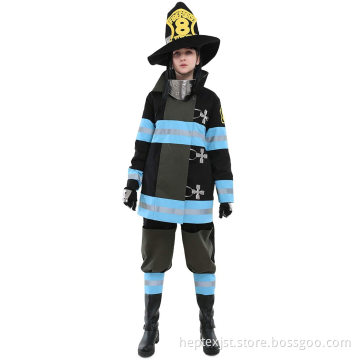 High Quality Cosplay Costume Fire Lady Police Clothes